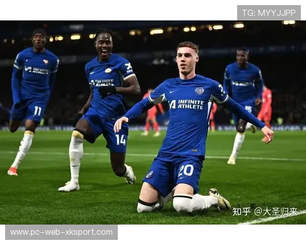 切尔西中路直塞成功，帕尔默单刀破门显神勇